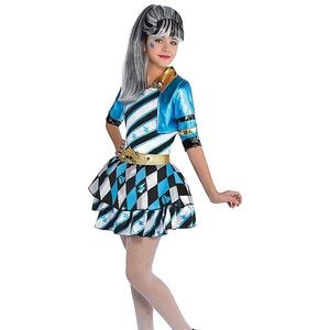 KIDS14-16 MONSTER HIGH DELUX FRANKIE STEIN COSTUME